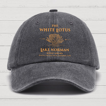White Blossom LKN Cotton Hat