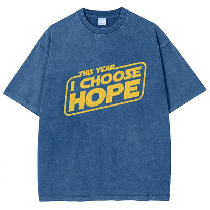 I Choose Hope Vintage Distressed T-shirt