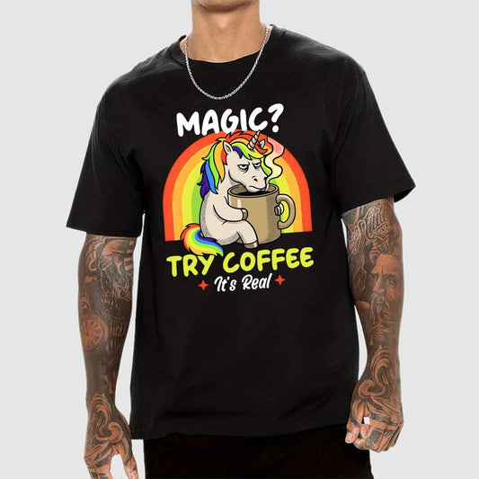 Magic Try Coffee Geek T-Shirt