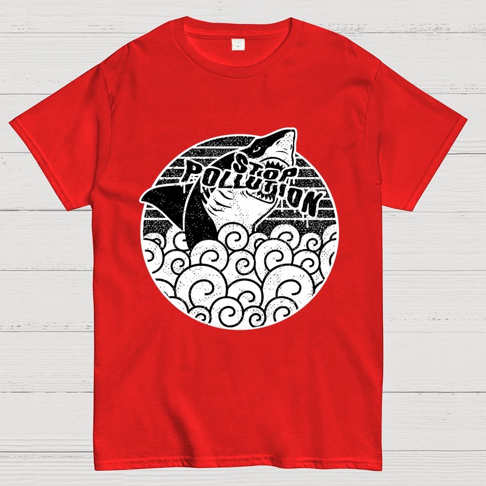 Stop Pollution Geek T-Shirt