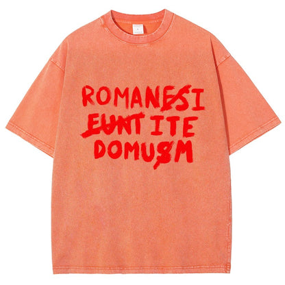 Romani Ite Domum Vintage Distressed T-shirt