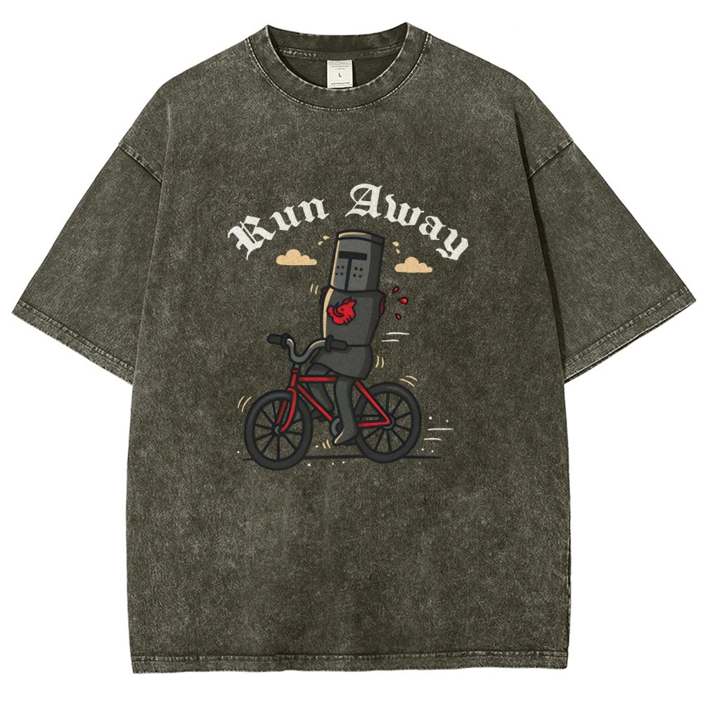 Run Away Vintage Distressed T-shirt