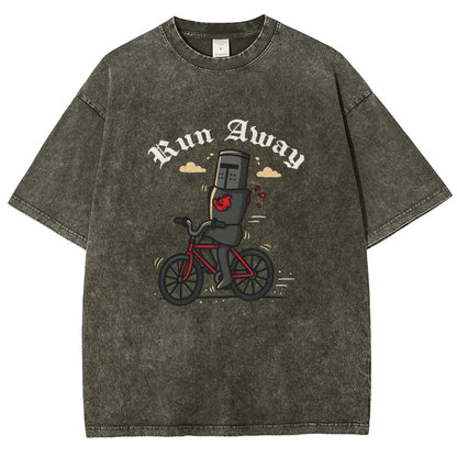Run Away Vintage Distressed T-shirt