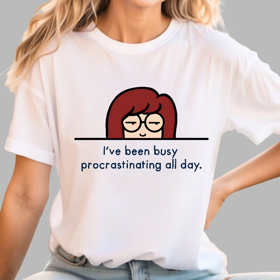 Busy Procrastinating. Sarcasm Geek T-Shirt