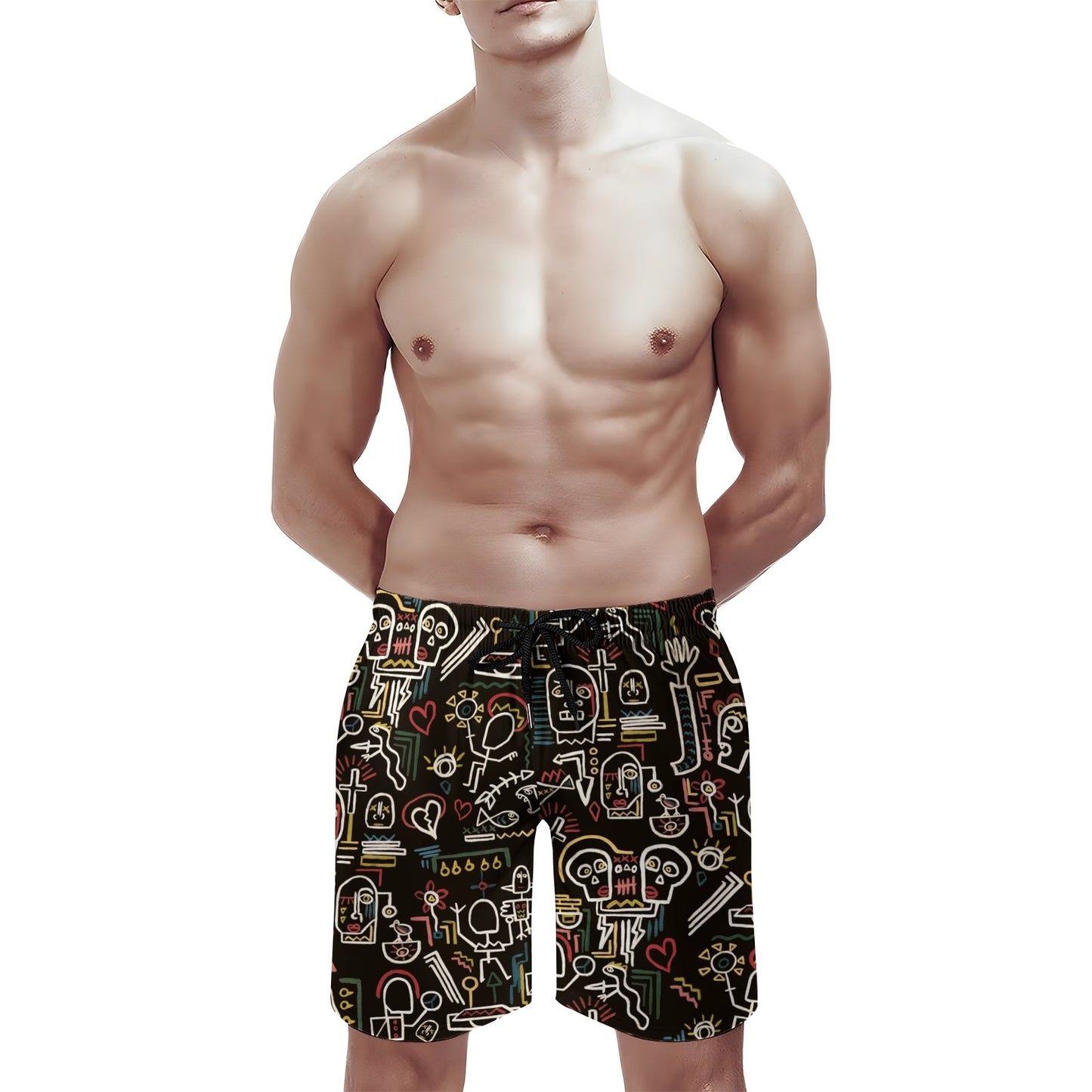 Vintage Graffiti Geek Shorts