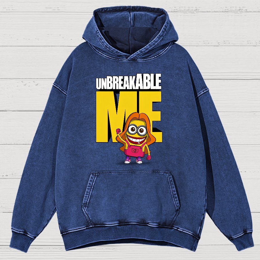 The Indestructible Me Vintage Distressed Hoodie