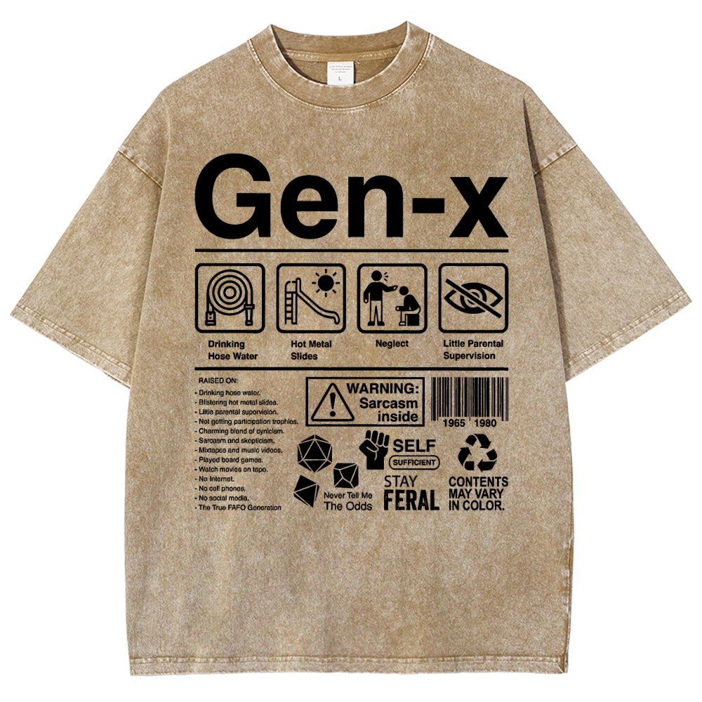 Gen X Label Vintage Distressed T-shirt
