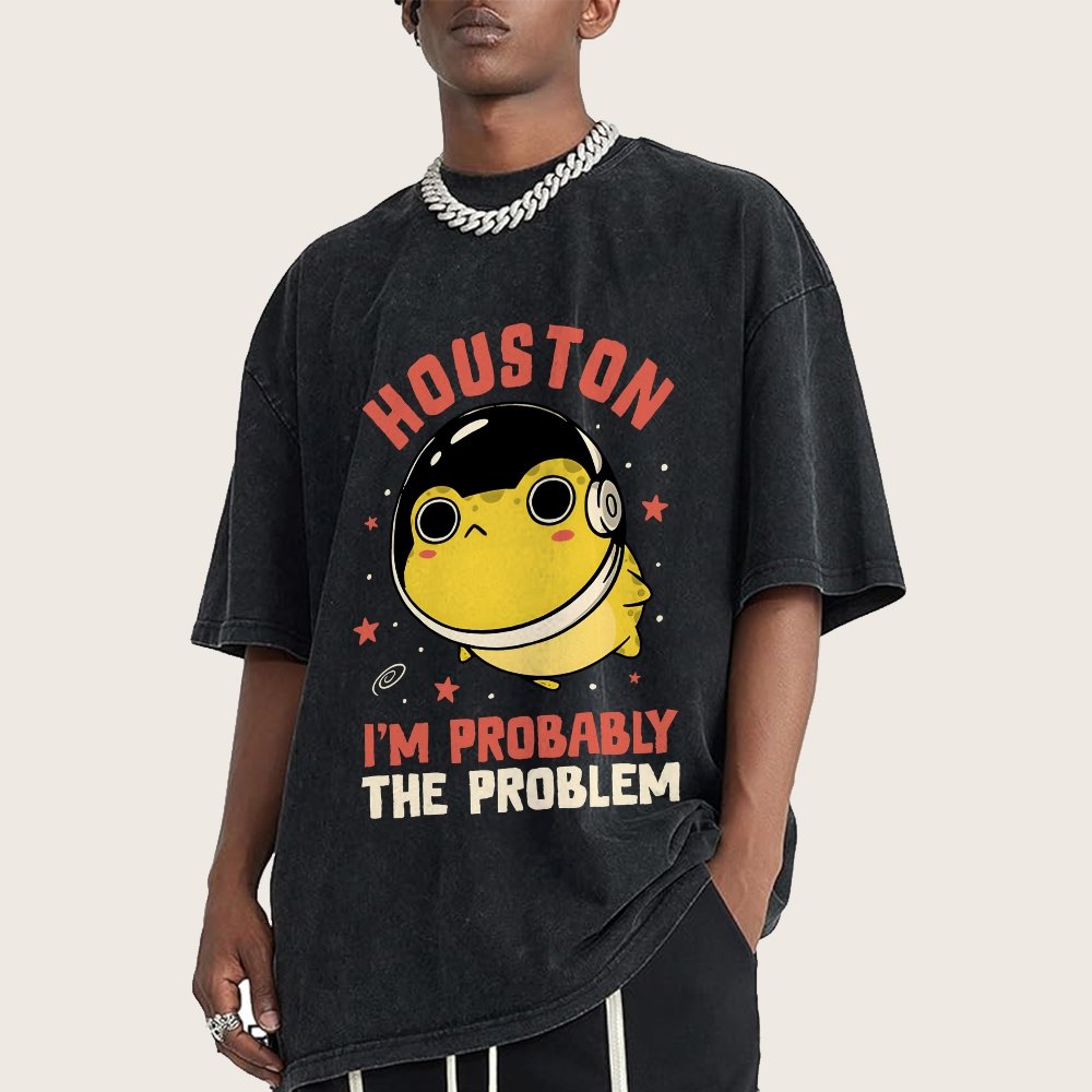 Houston Im Probably The Problem Vintage Distressed T-shirt