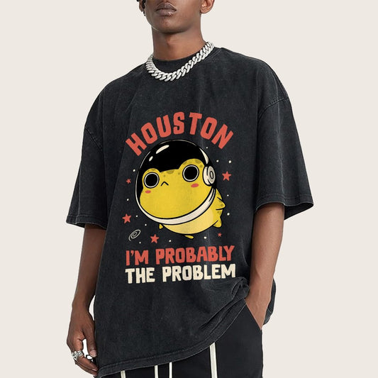 Houston Im Probably The Problem Vintage Distressed T-shirt