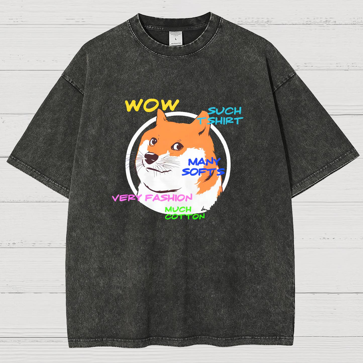 Doge Vintage Distressed T-shirt