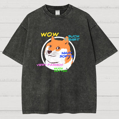 Doge Vintage Distressed T-shirt