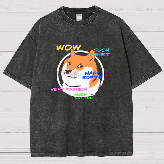 Doge Vintage Distressed T-shirt