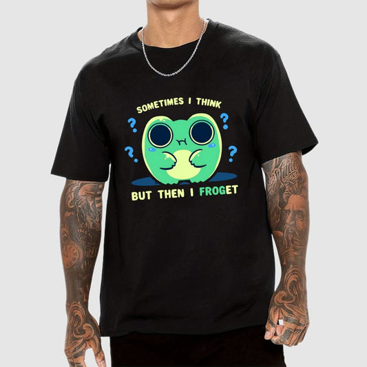 Sometimes I Think but then I Froget Geek T-Shirt