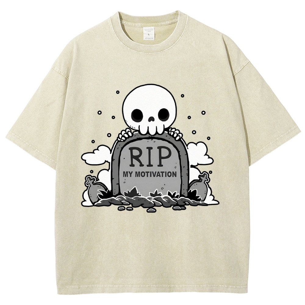 Rip My Motivation Vintage Distressed T-shirt