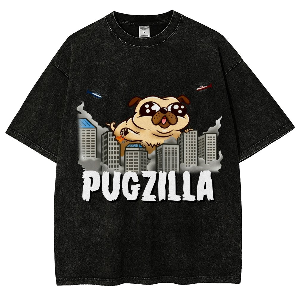 Pugzilla Vintage Distressed T-shirt