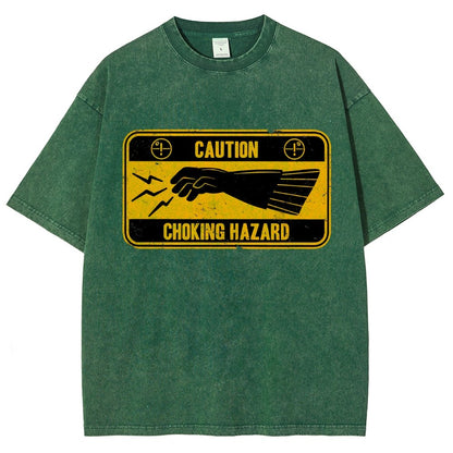 Choke Hazard Vintage Distressed T-shirt