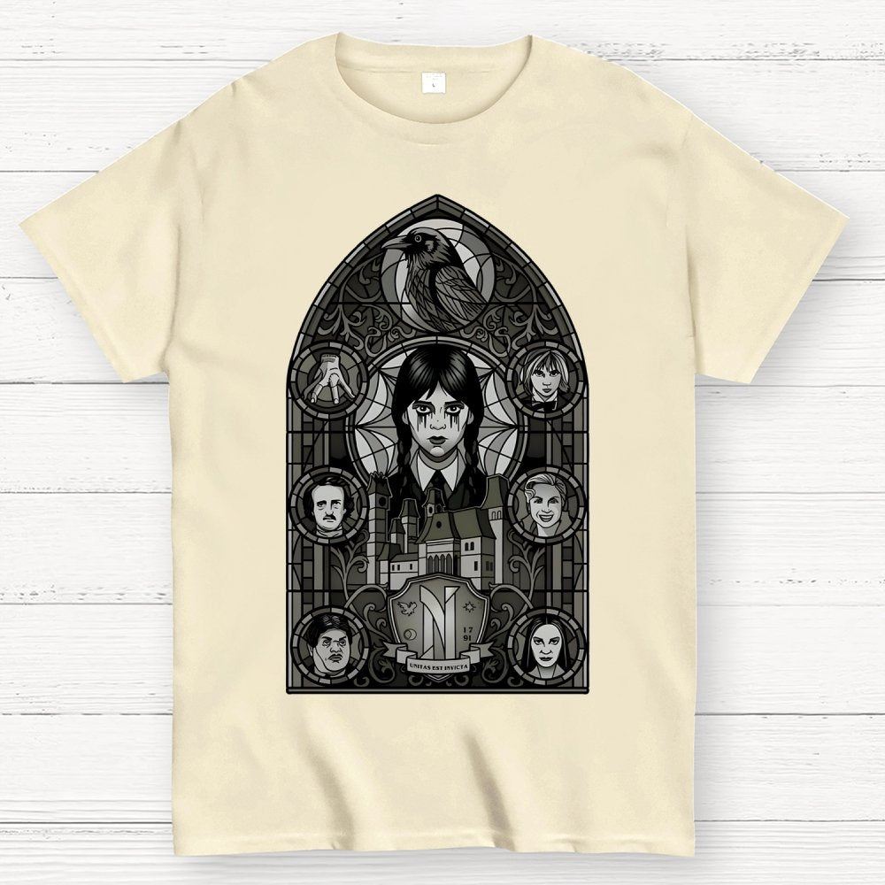 Stained Glass of Outcasts Geek T-Shirt
