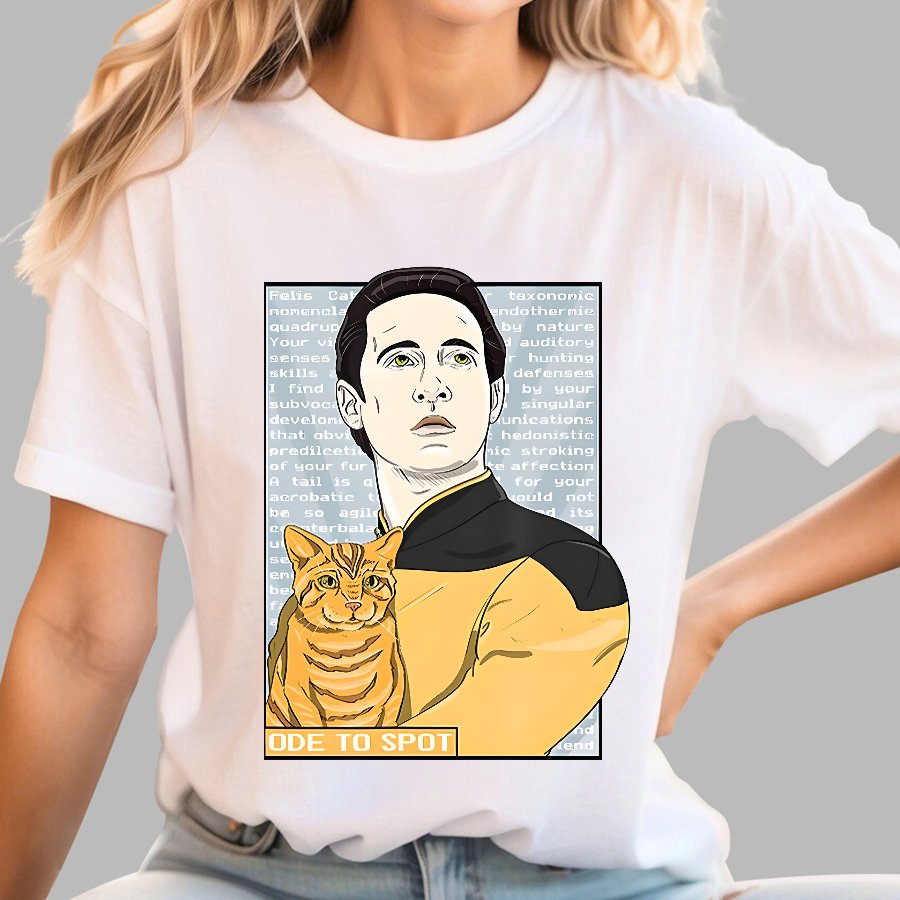 Date Ode To Spot Cat Geek T-Shirt