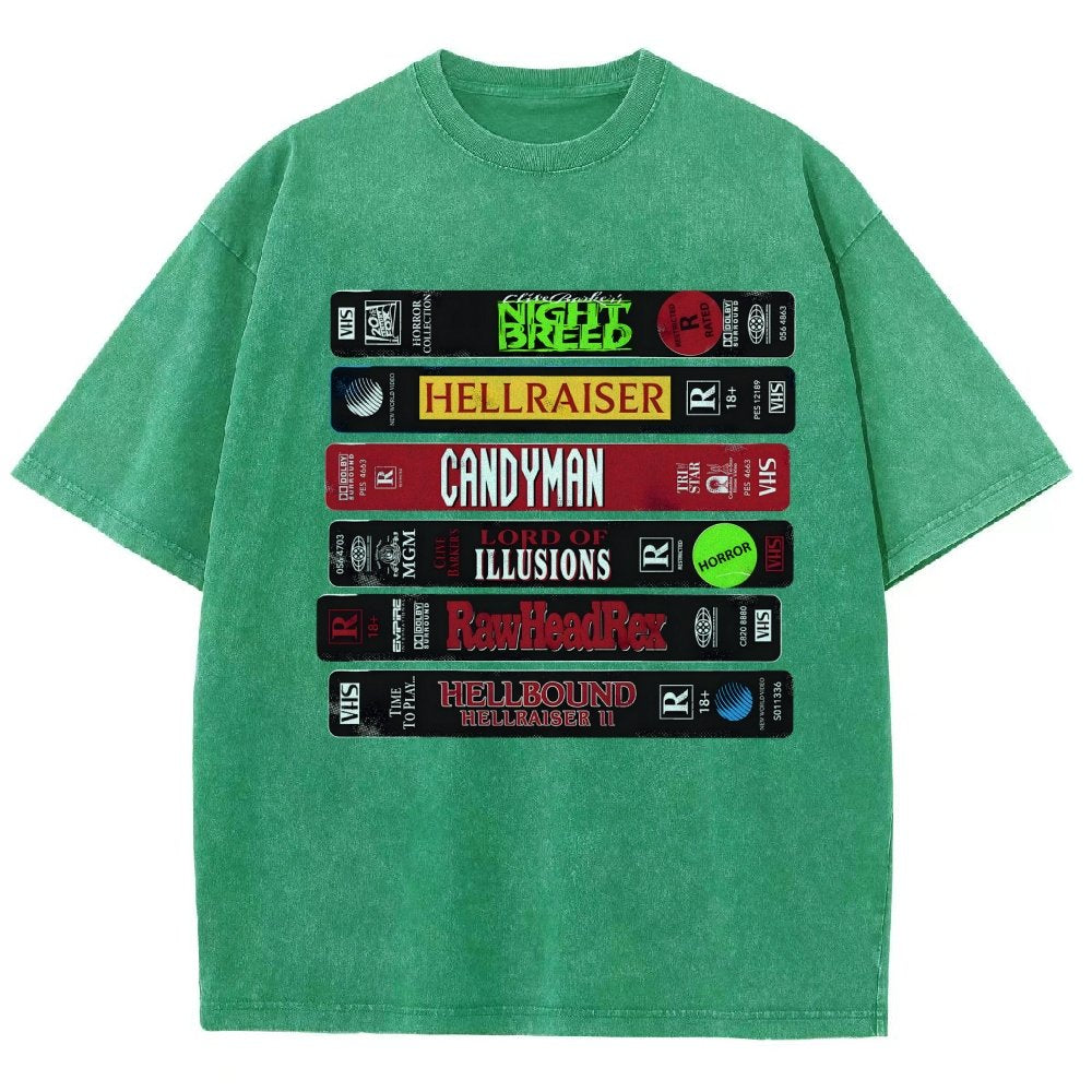 VHS Barker Vintage Distressed T-shirt