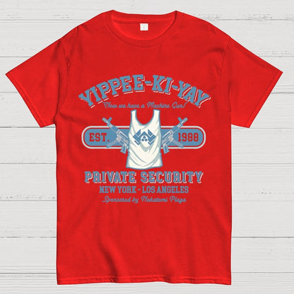 Yippee Ki Yay Security NY-LA Geek T-Shirt