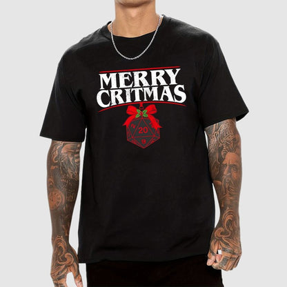 Merry Critmas D20 Holiday Geek T-Shirt
