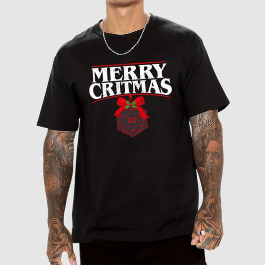Merry Critmas D20 Holiday Geek T-Shirt