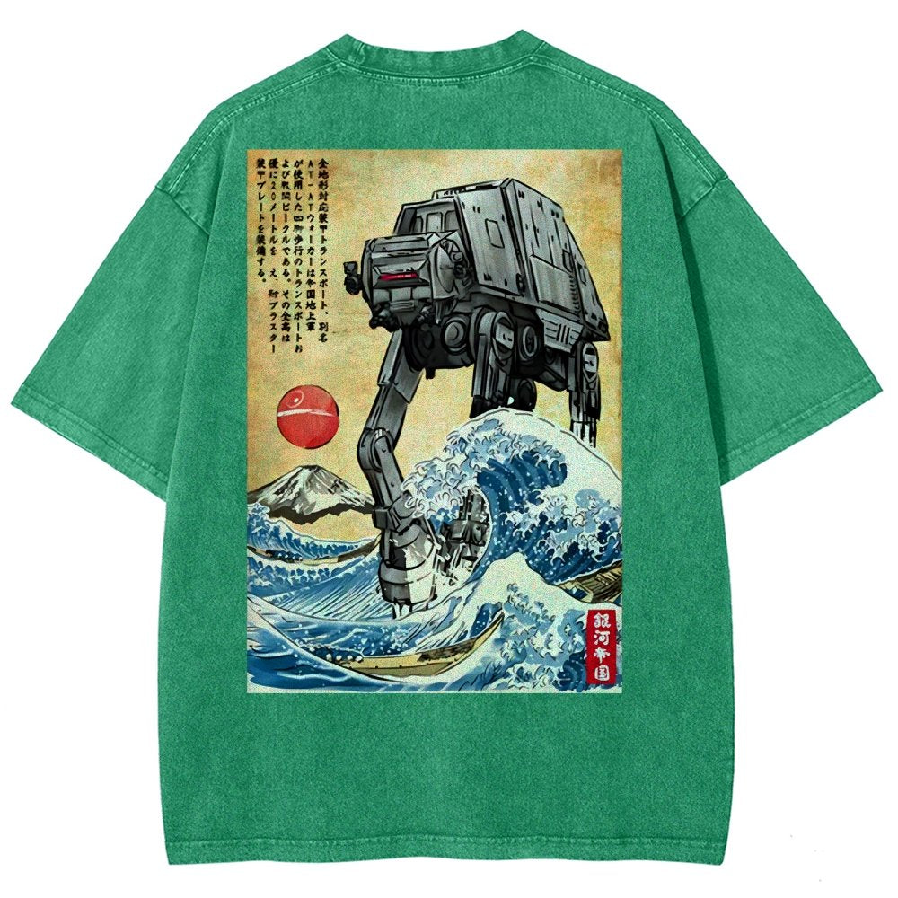 Cosmic Realm In Japan Washed T-Shirt