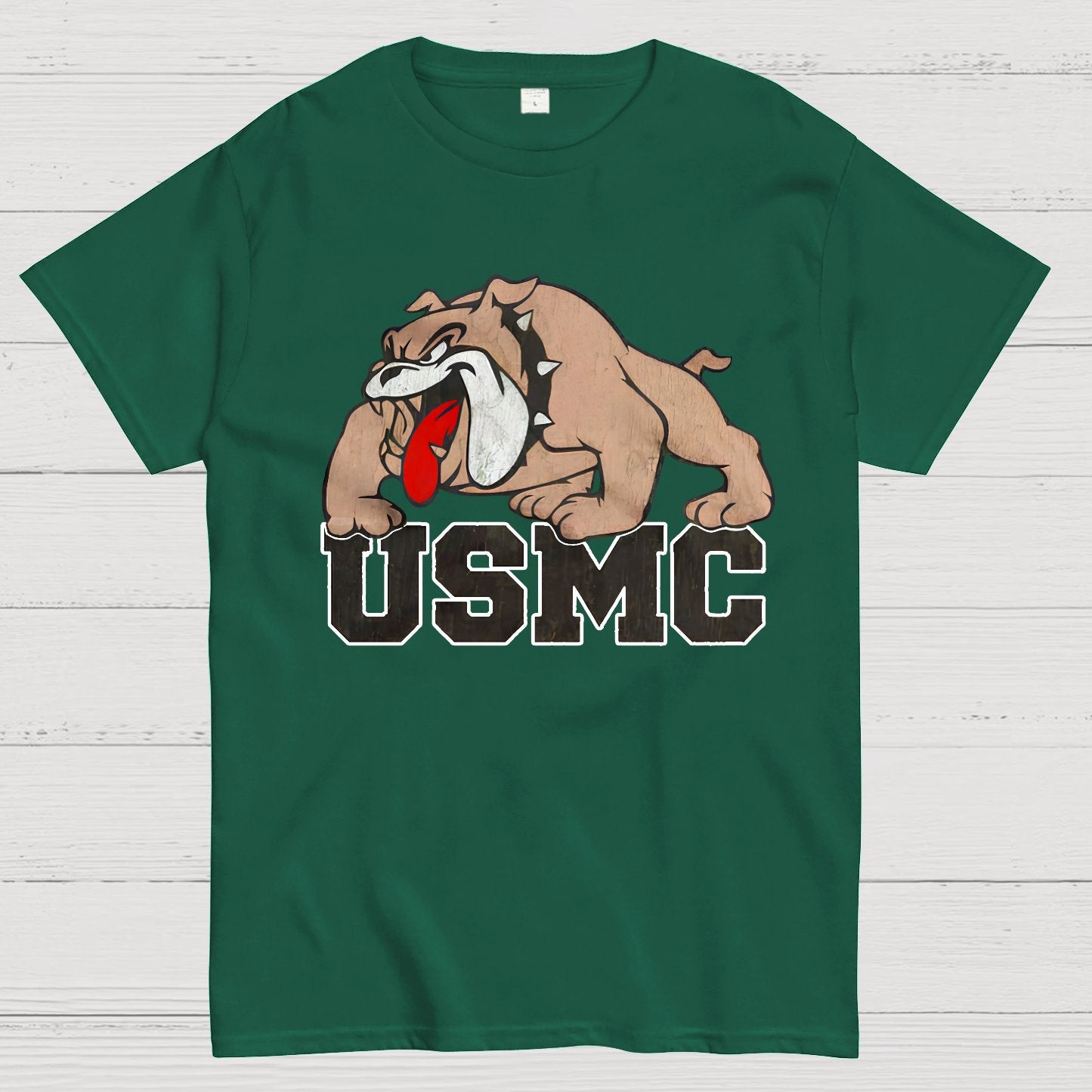 Bulldog USMC Geek T-Shirt