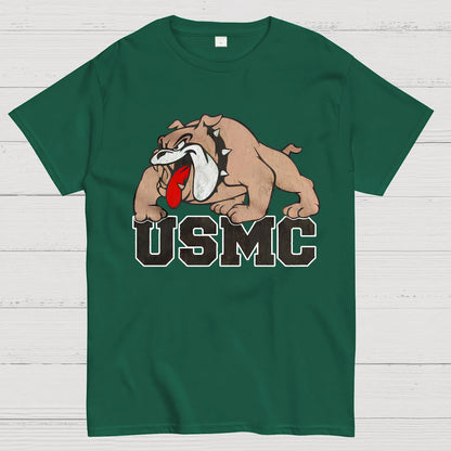 Bulldog USMC Geek T-Shirt