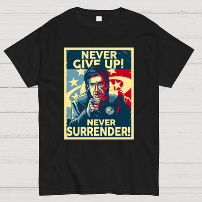 Never Give Up Geek T-Shirt