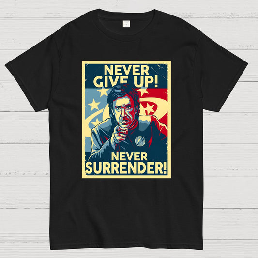 Never Give Up Geek T-Shirt