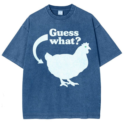 Chicken Butt Vintage Distressed T-shirt