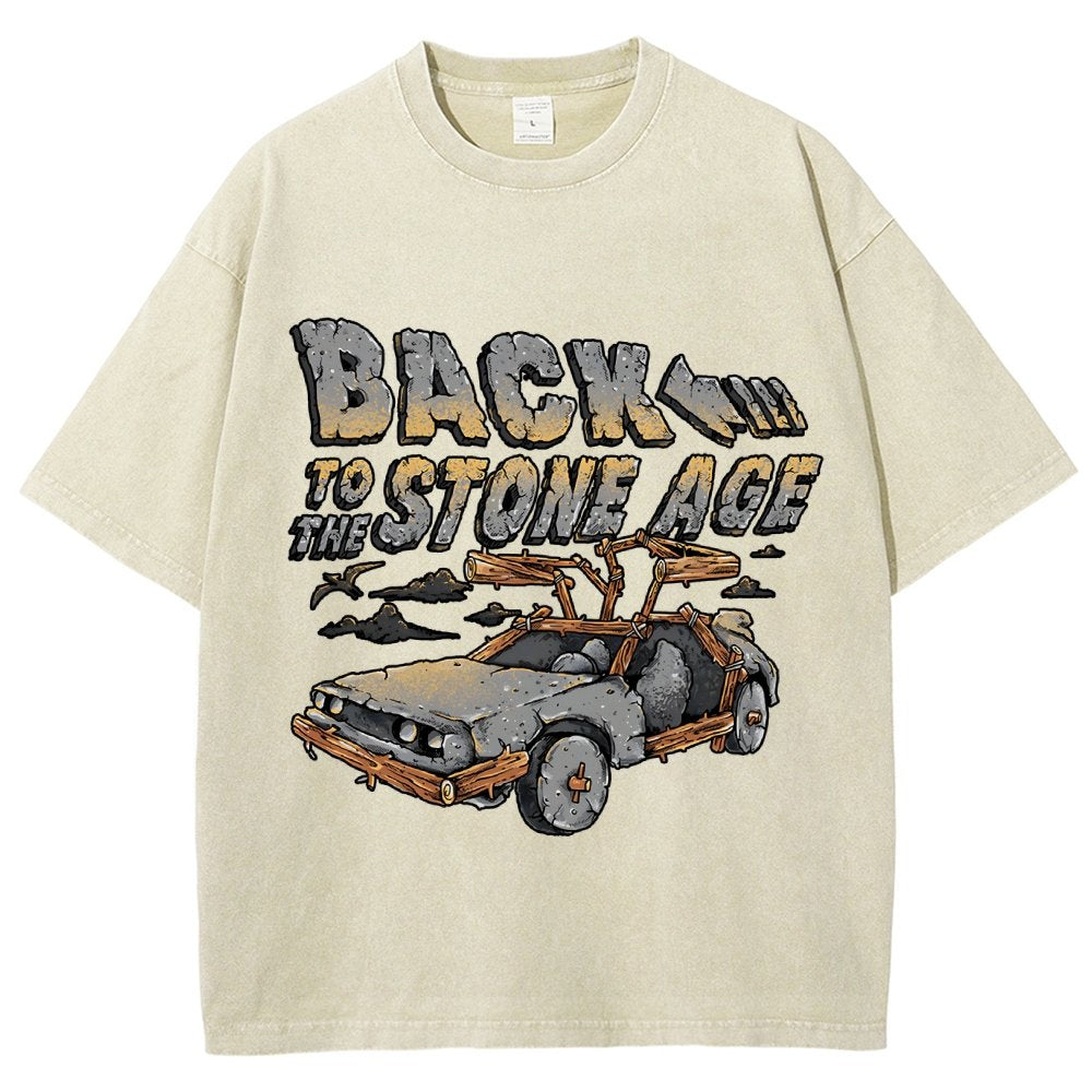 STONE AGE Vintage Distressed T-shirt