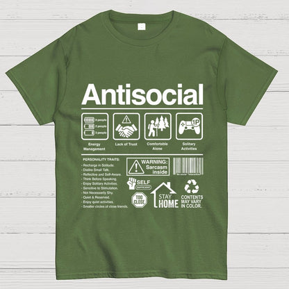 Antisocial Label Geek T-Shirt