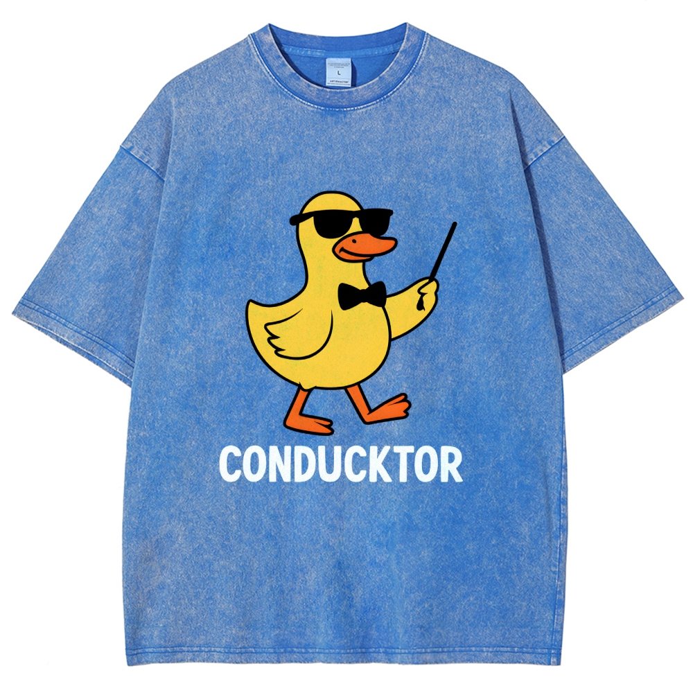 Conducktor Vintage Distressed T-shirt