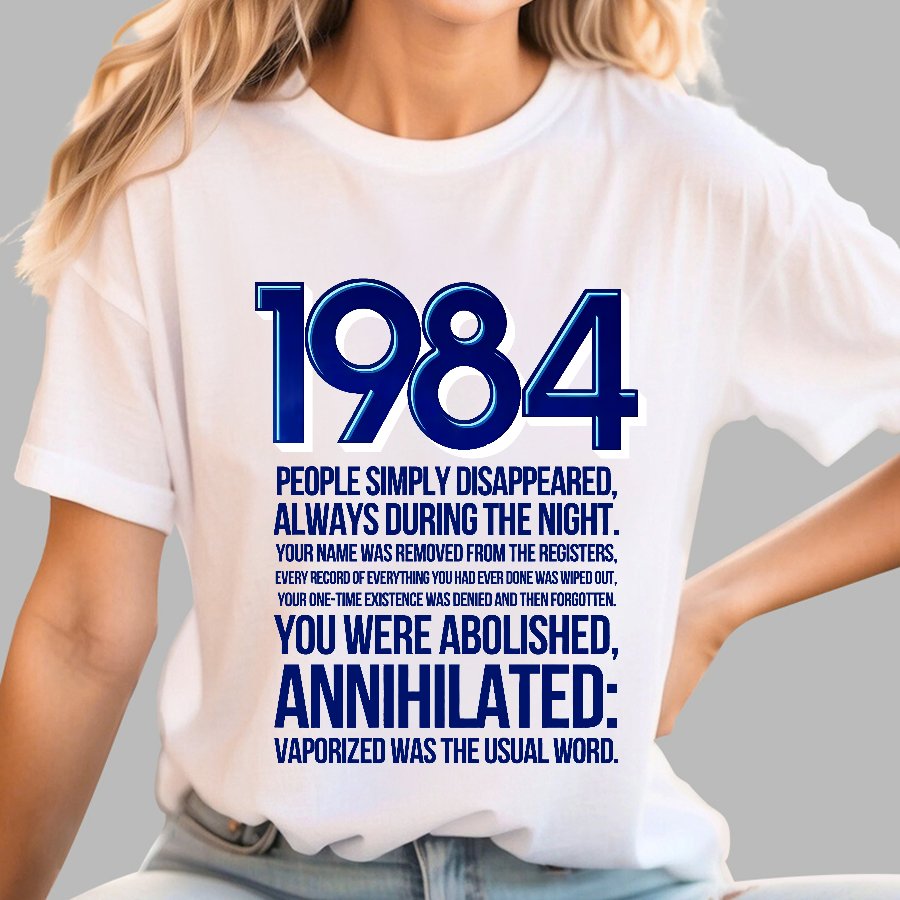 1984-Evaporation-Satire Geek T-Shirt