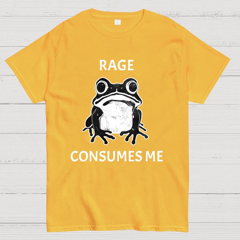 Rage Consumes Me Frog Geek T-Shirt