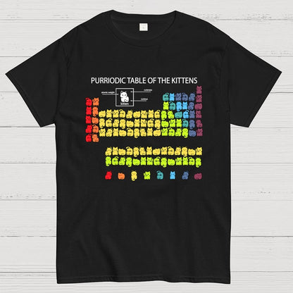Purriodic Table of the Kittens Geek T-Shirt