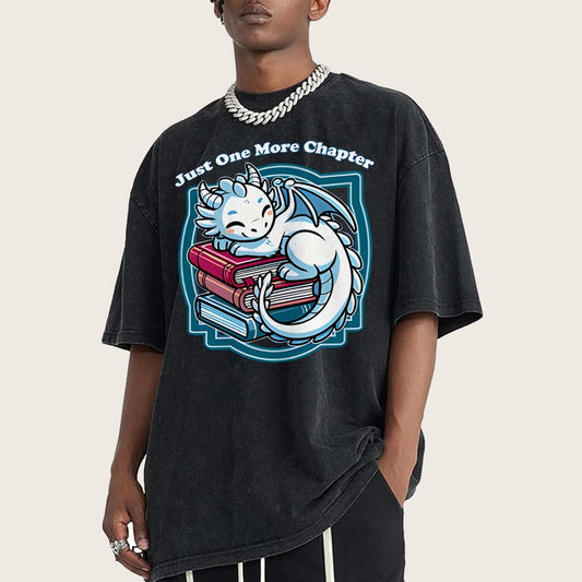 Just One More Chapter Vintage Distressed T-shirt