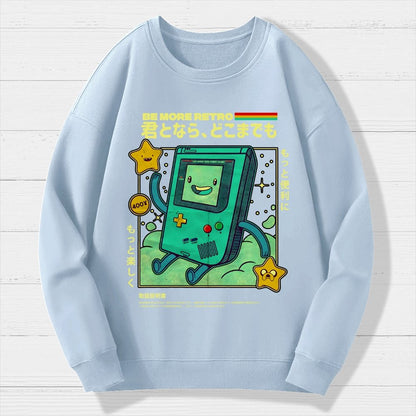 Retro Games Geek Cotton Sweatshirt