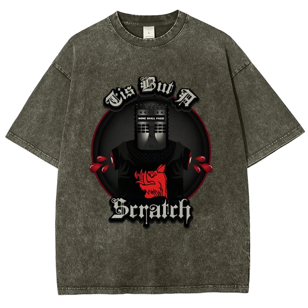 Tis But A Scratch Vintage Distressed T-shirt