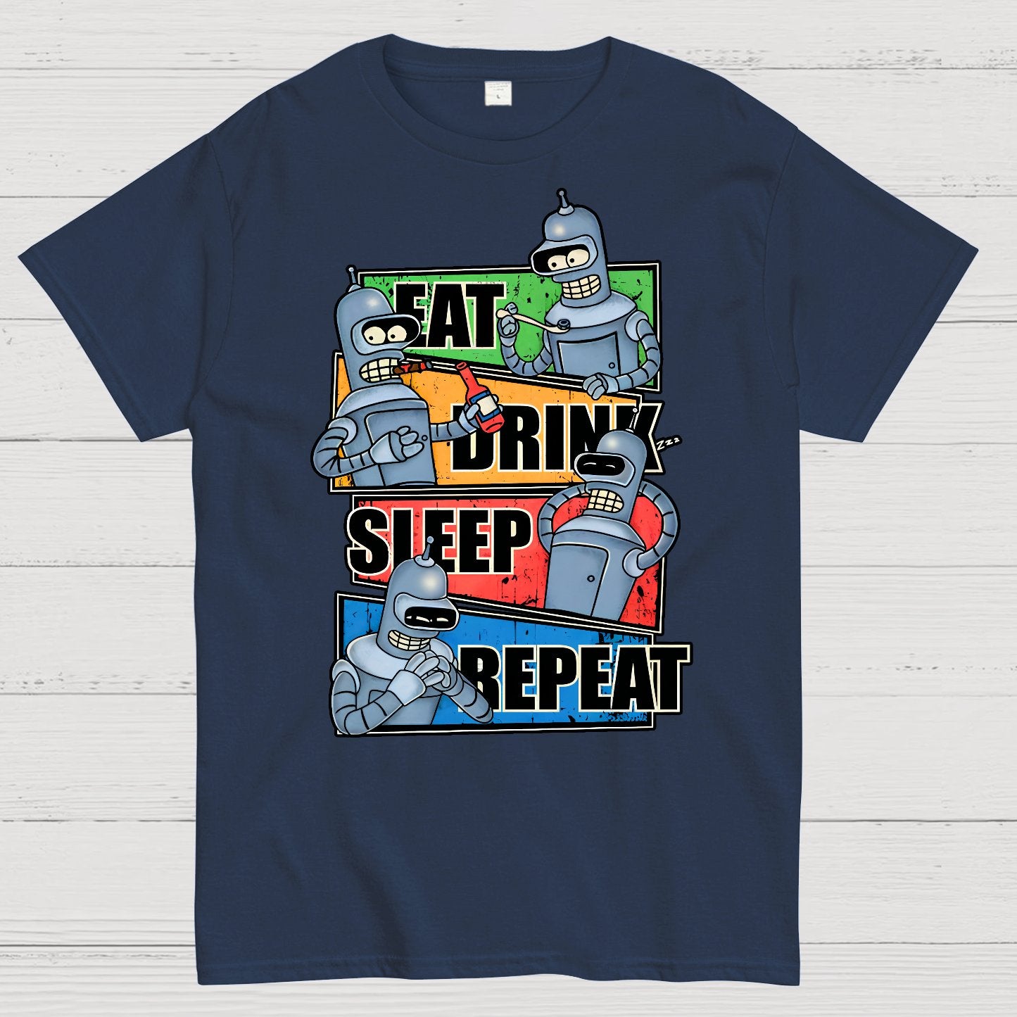 Eat Drink Sleep Repeat Geek T-Shirt
