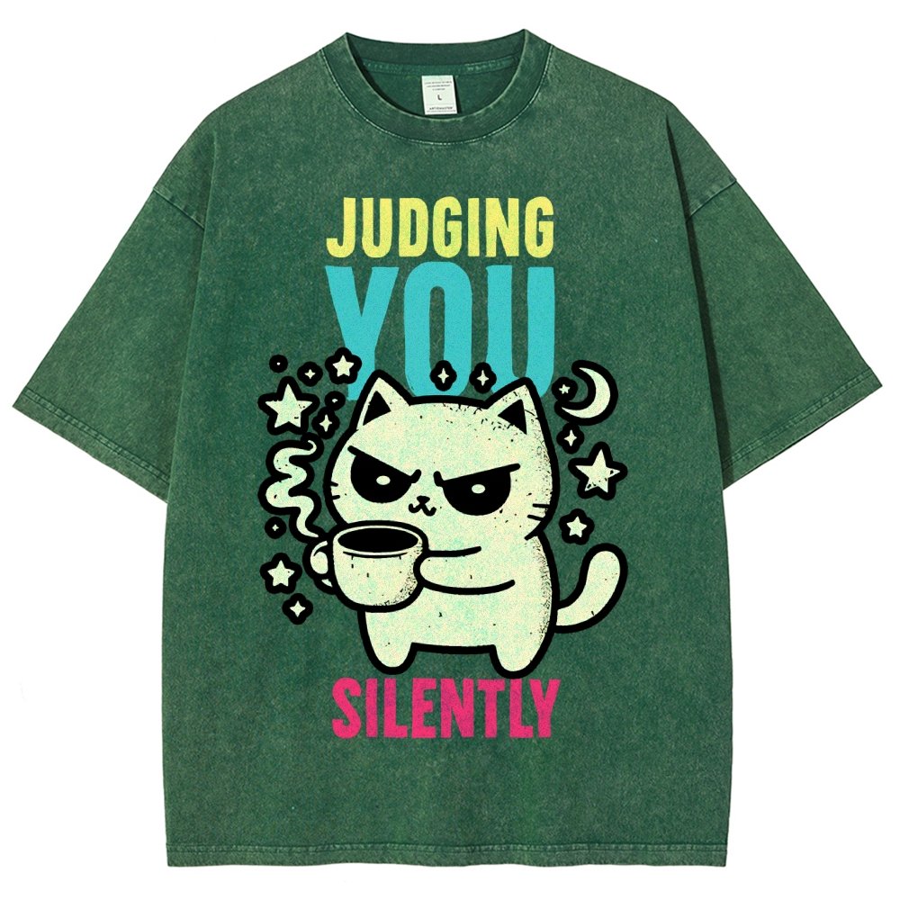 Judging You Vintage Distressed T-shirt