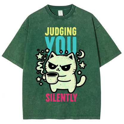 Judging You Vintage Distressed T-shirt