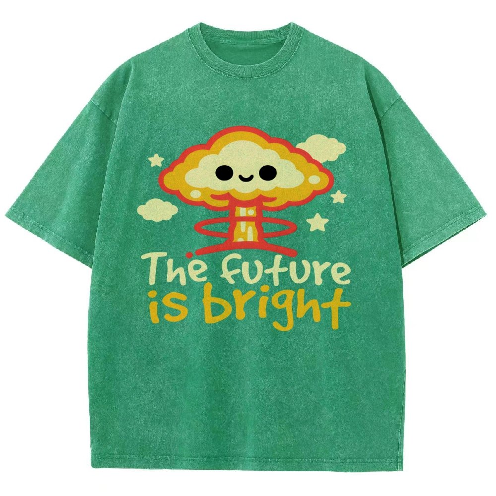 The Future Is Bright Vintage Distressed T-shirt