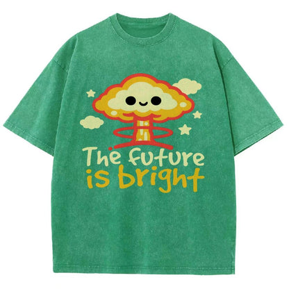 The Future Is Bright Vintage Distressed T-shirt