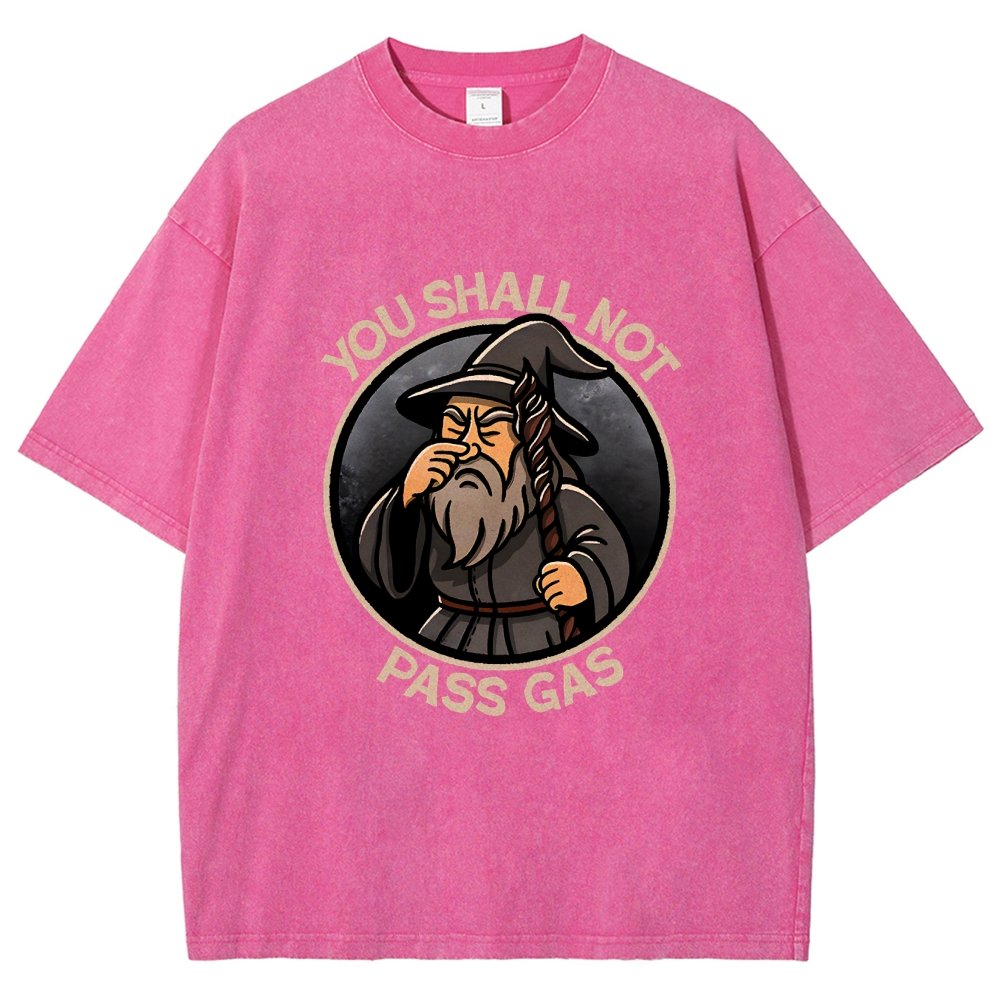 You Shall Not Pass Gas Vintage Distressed T-shirt
