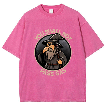 You Shall Not Pass Gas Vintage Distressed T-shirt
