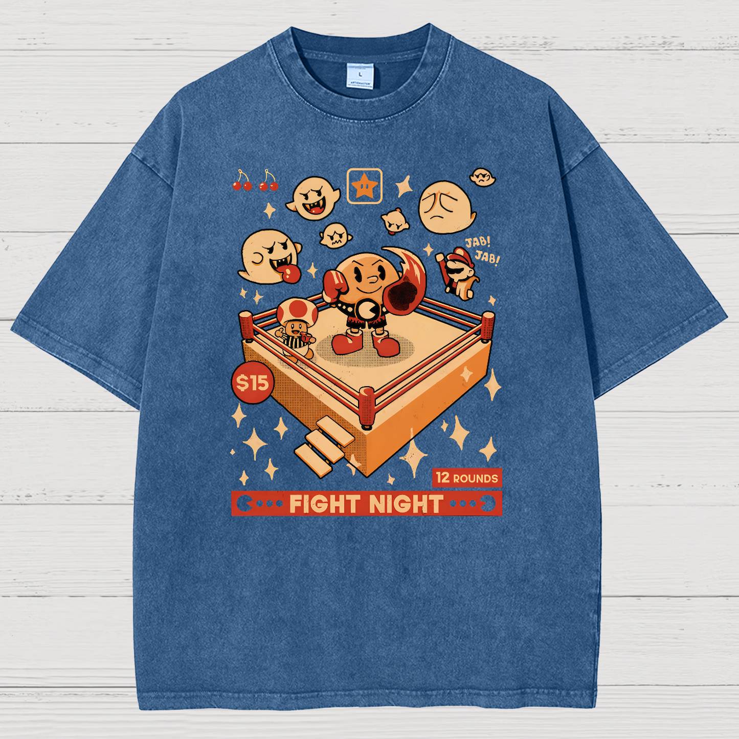 Retro Arcade Showdown Vintage Distressed T-shirt