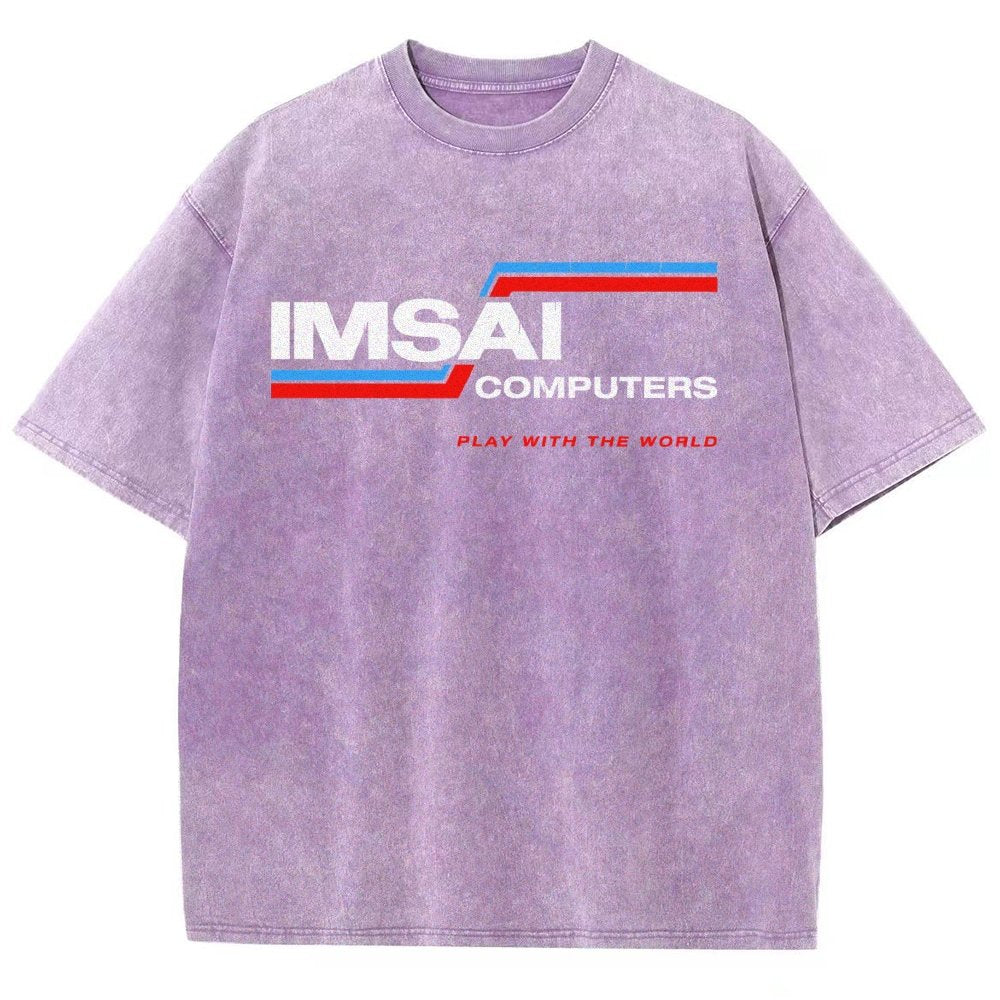 IMSAI Computers Vintage Distressed T-shirt